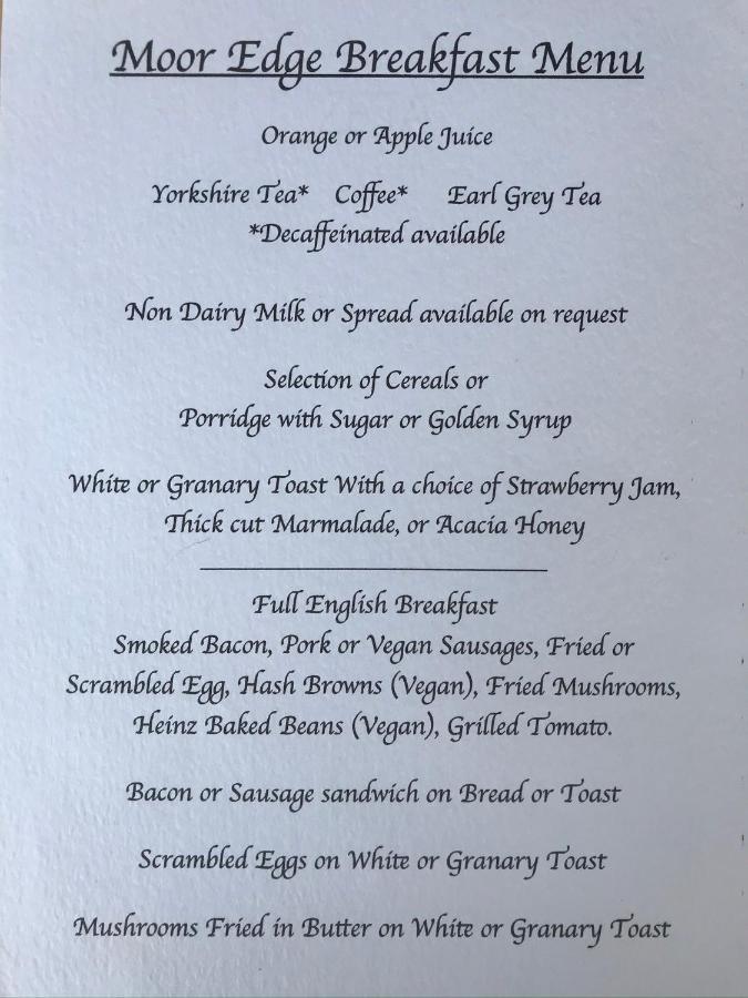 Mooredge B&B Whitby Eksteriør bilde